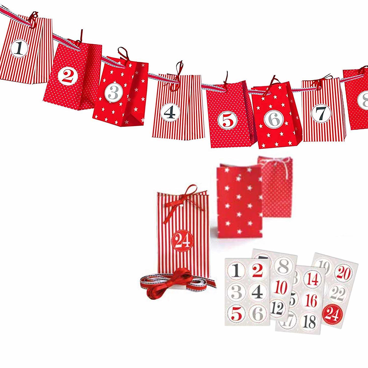  Adventskalender selber basteln » basteln-leicht-gemacht.de Motiv 